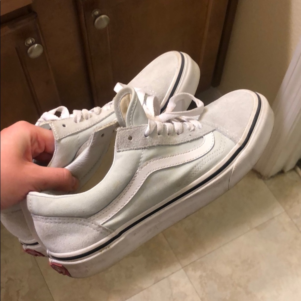 Light blue icy vans good condition